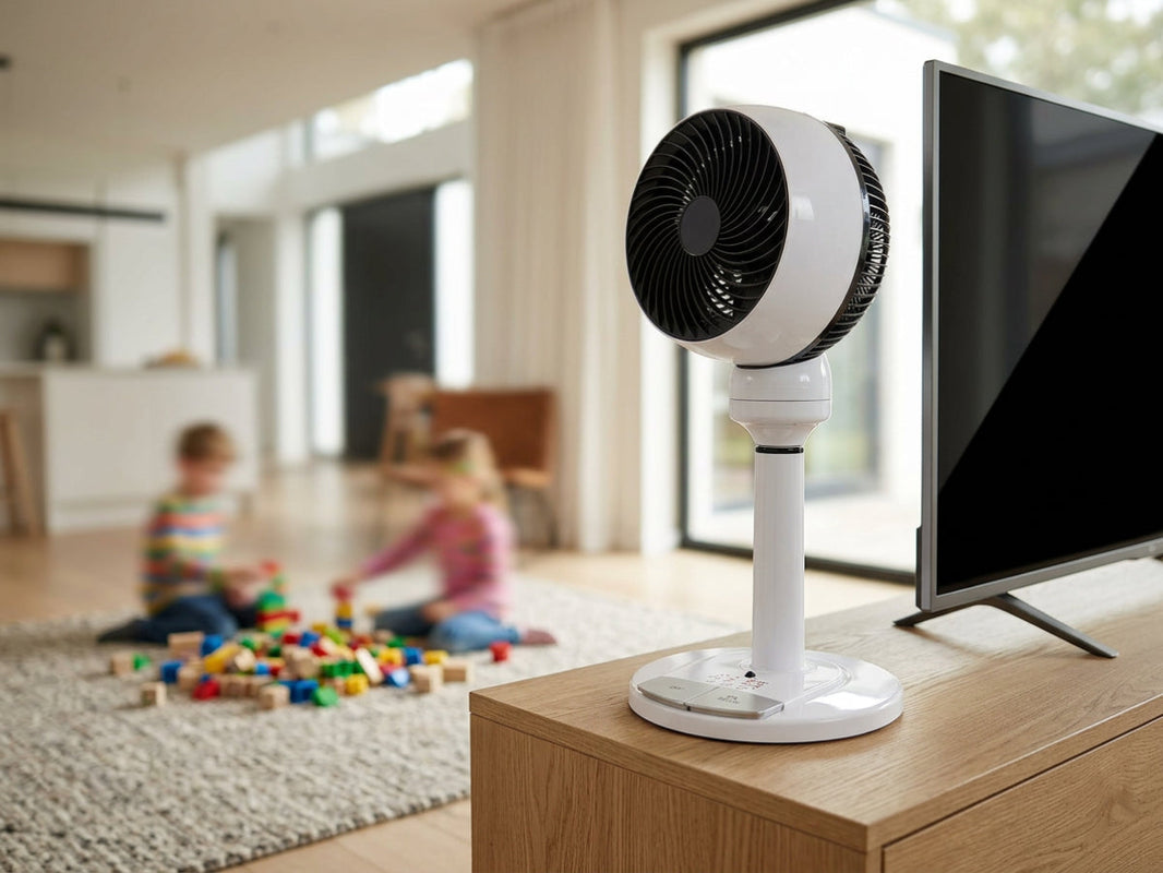 Control remoto para una comodidad total con el ventilador con ventilación automática multidireccional NDX