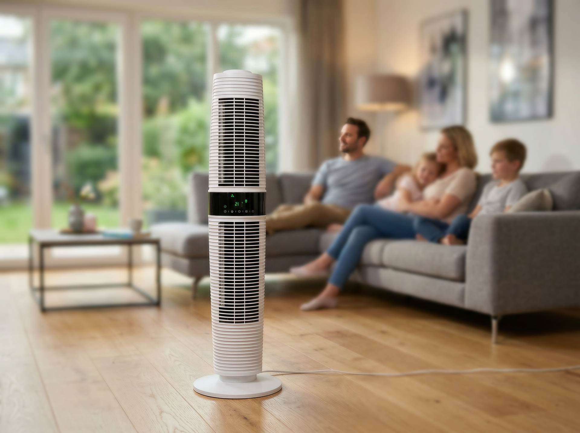 Titan Flow - Ventilador de Torre Inteligente